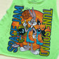 Upcycled Looney Tunes Space Jam Graphic Crop Tank, Size XS