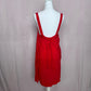 Secondhand Current Air Red Gauze Tie Back Boho Dress, Size Small