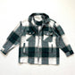Secondhand Green White Plaid Oversized Boxy Shacket Jacket Size Small