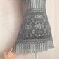 Vintage Hourglass Crochet Fit & Flare Mini Dress, Size Medium
