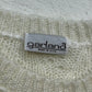 Vintage 80s/90s Garland Cream Fuzzy Open Knit Sweater, Size M/L