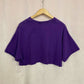 Reworked NFL Vikings Football Crop Tee, Size XL