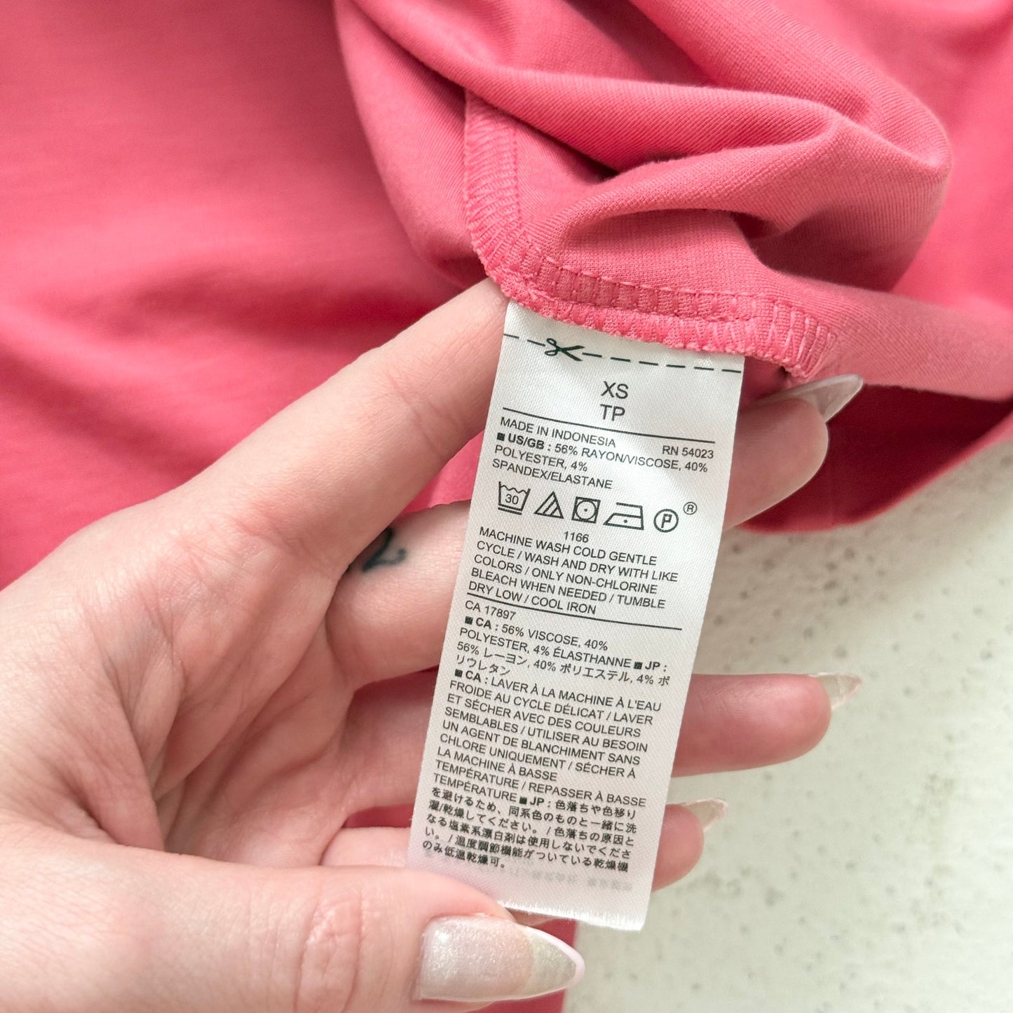 Secondhand Banana Republic Pink Stretch Knit Dress, Size XS