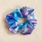 Scrap Fabric Floral Satin Jumbo Scrunchie