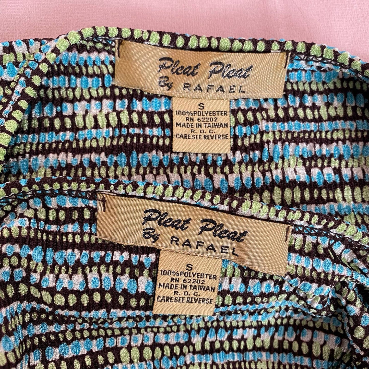 Vintage Pleat Pleat by Rafael Dress Jacket Set, Size Small