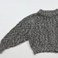 Vintage 90s GAP Chunky Knit Cropped Sweater Gray, Size Small