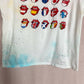 Reworked The Rolling Stones Tie Dye Distressed Band Tee, Size Medium