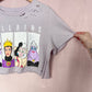 Reworked Disney Villains Distressed Crop Tee, Size 1X