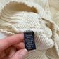Vintage Herman Geist Lace Collar Knit Sweater, Size Small