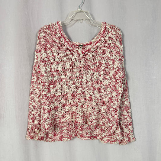 Secondhand Free People Cotton Linen Chunky Knit Sweater, Size XS