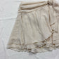Secondhand Aerie Chiffon Tiered Wrap Mini Skirt, Size XS