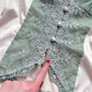 Secondhand Princess Polly Mint Green Satin Lace Button Cami Top, Size 4