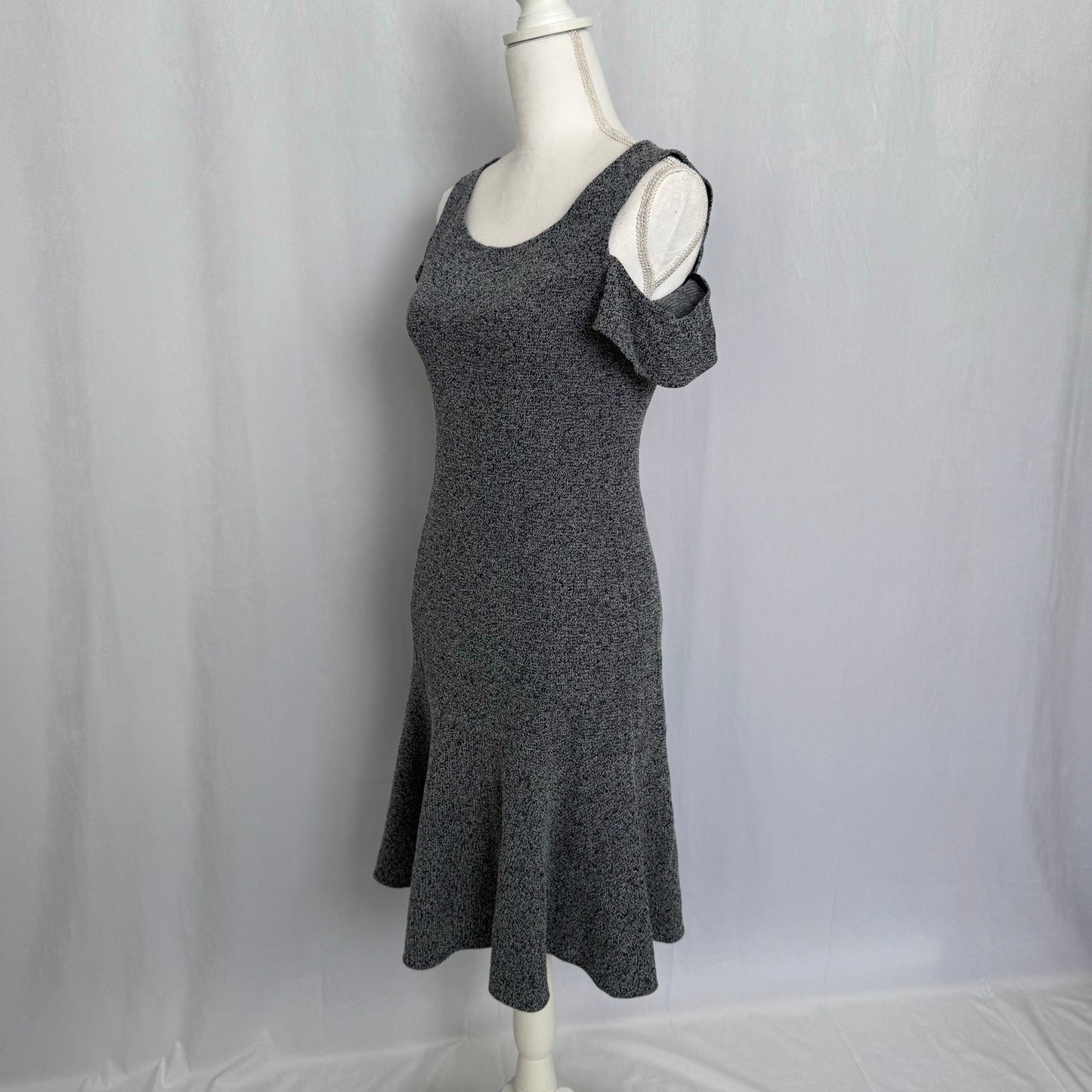 Secondhand Derek Lam Midi Knit Cold Shoulder Dress, Size 6