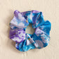 Scrap Fabric Floral Satin Jumbo Scrunchie