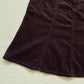 Y2K Rewind Brown Corduroy Flare Skirt, Size 9