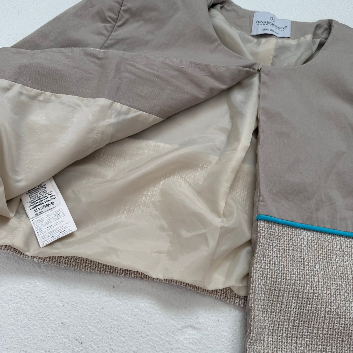 Secondhand Rinascimento Cropped Half Sleeve Blazer, Size Large