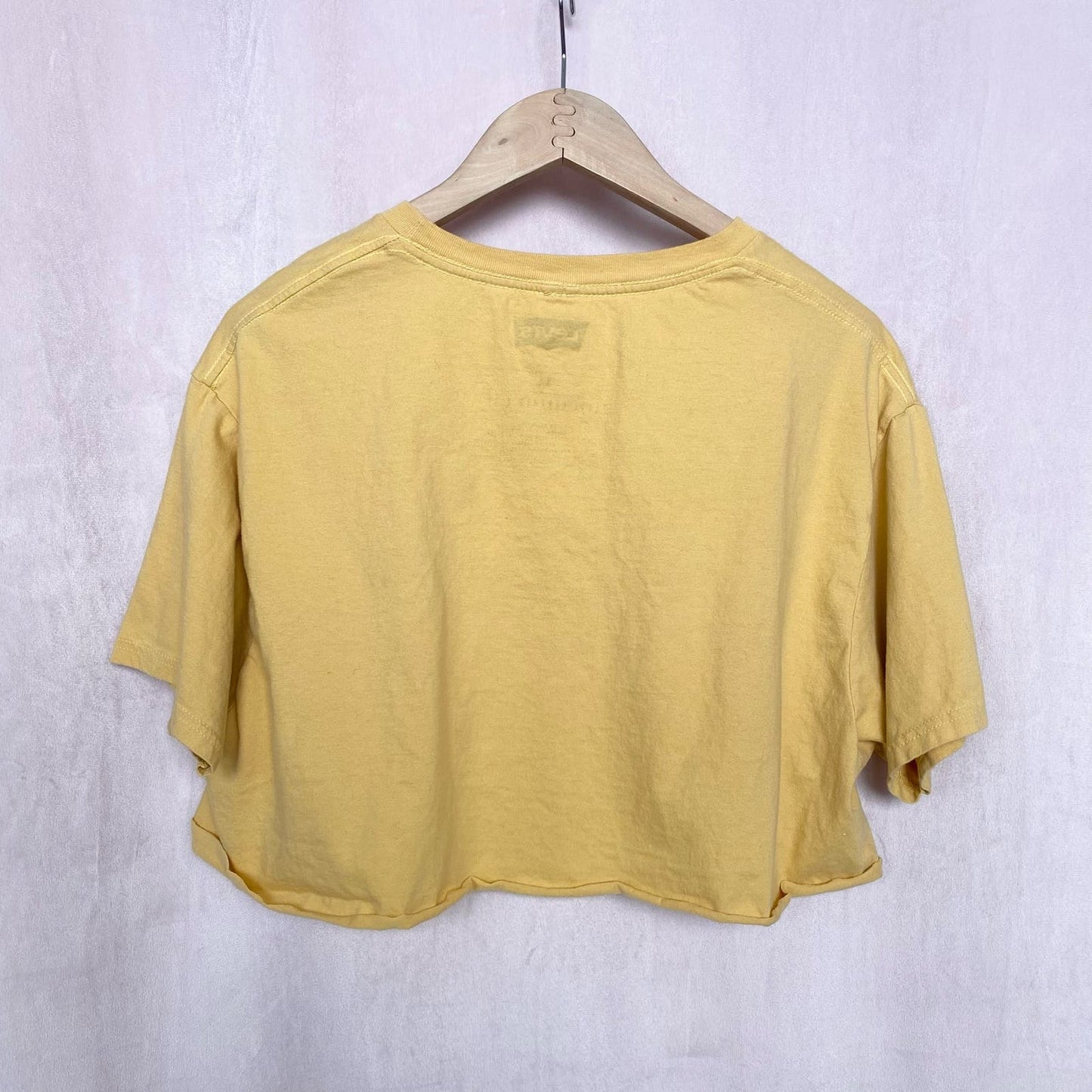 Reworked Levi’s American Denim Co Crop Tee, Size XL