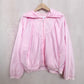 Vintage Grape Vines Light Pink Windbreaker Jacket, Size Medium