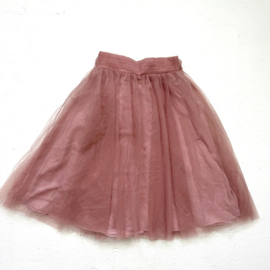 Secondhand Azazie Burnt Pink Tulle Skirt, Size XS
