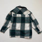 Secondhand Green White Plaid Oversized Boxy Shacket Jacket Size Small