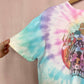 Reworked Looney Tunes Tie Dye Crop Tee, Size 2XL
