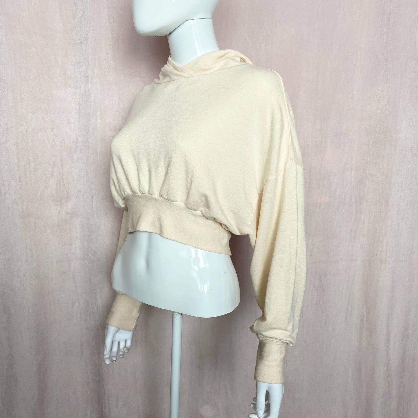 Reworked Fabletics Crop Hoodie, Size Small
