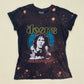 Upcycled The Doors Acid Wash Distressed Graphic Tee, Size XS