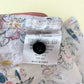Upcycled Crop Hawaiian Shirt & Scrunchie Set, Size Medium