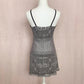 Vintage Hourglass Crochet Fit & Flare Mini Dress, Size Medium