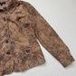 Y2K Linear Micro Corduroy Snake Print Jacket, Size Large