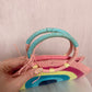 Secondhand Colorful Rainbow Straw Hand Bag Mini Purse