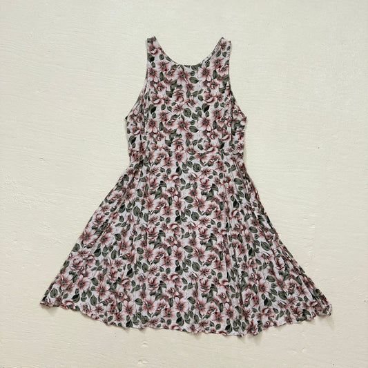 Vintage Atlast & Co Floral Fit & Flare Mini Dress, Size XS