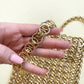 Vintage Walborg Gold Chain Link Purse Shoulder Bag