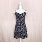 Y2K Floral Lace Trim Chemise Mini Dress, Size Medium