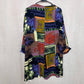 Vintage Sharon Anthony Abstract Long Cardigan, Size 16W