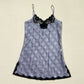 Vintage Jaclyn Smith Lace Trim Slip Mini Dress, Size Small