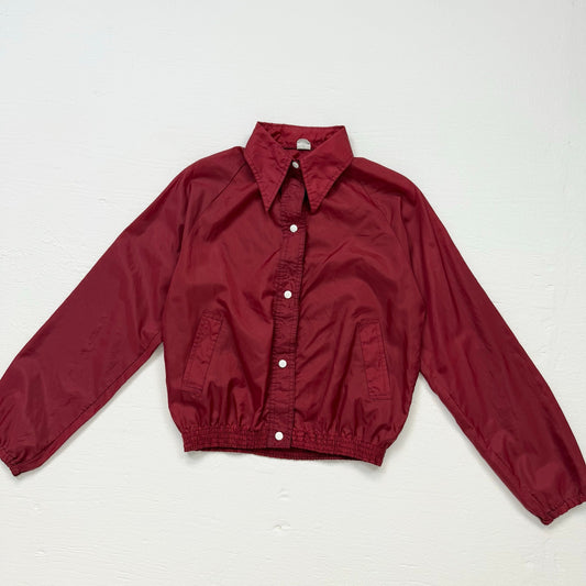 Vintage Dagger Collar Windbreaker Jacker, Size Medium