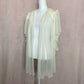 Vintage F Cera Hilrsoz Lace Sheer Kimono, Size Large