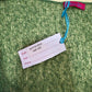 Preowned Shu-Shi Green Crochet Open Tie Front Cardigan, One Size