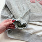 Vintage 80s Hanes Grandma Hearts Gray Crewneck Sweatshirt, Size Large