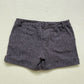 Y2K Better B. Wool Blend Mid Rise Cuffed Shorts, Size Medium
