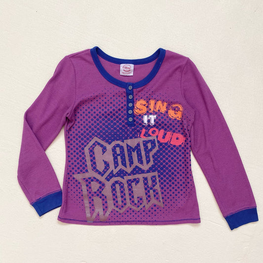 Y2K Disney Camp Rock Graphic Long Sleeve Top, Size Medium