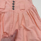 Vintage POP Peach Pleated High Waisted Trousers, Size XS