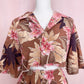 Upcycled Vintage Hawaiian Two Piece Skirt Set, Size L/XL