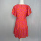 Secondhand Universal Thread Tiered Linen Blend Floral Babydoll Mini Dress, Size XS