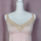 Secondhand Eberjey Lady Godiva Lace Trim Cami in Baby Pink, Size Small