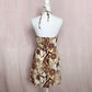 Y2K Flaxseed Floral Halter Mini Dress, Size Small