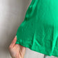 Secondhand Zara Green Satin Effect Mini Slip Dress, Size XS