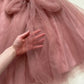 Secondhand Azazie Burnt Pink Tulle Skirt, Size XS