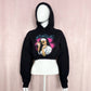Reworked Aaliyah Crop Hoodie, Size Medium